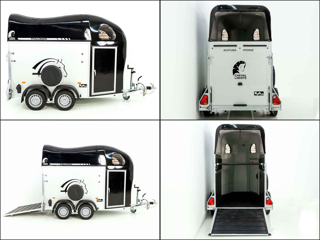 Cheval Liberte Pferdeanhänger GOLD One 1,5er | Pullman-Fahrwerk | schwarz-Neu
