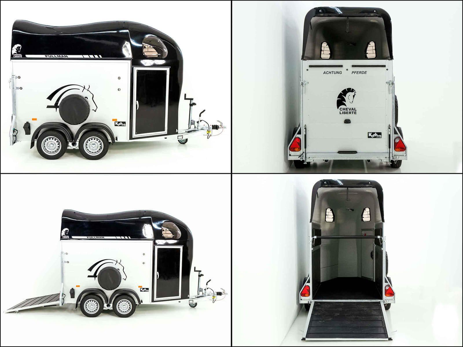 Cheval Liberte Pferdeanhänger GOLD One 1,5er | Pullman-Fahrwerk | schwarz-Neu