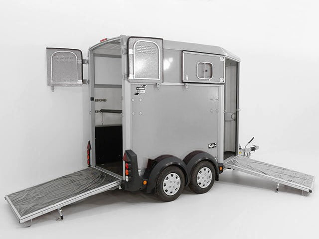 Ifor Williams Pferdeanhänger HB403|1,5er| Silber-Neu