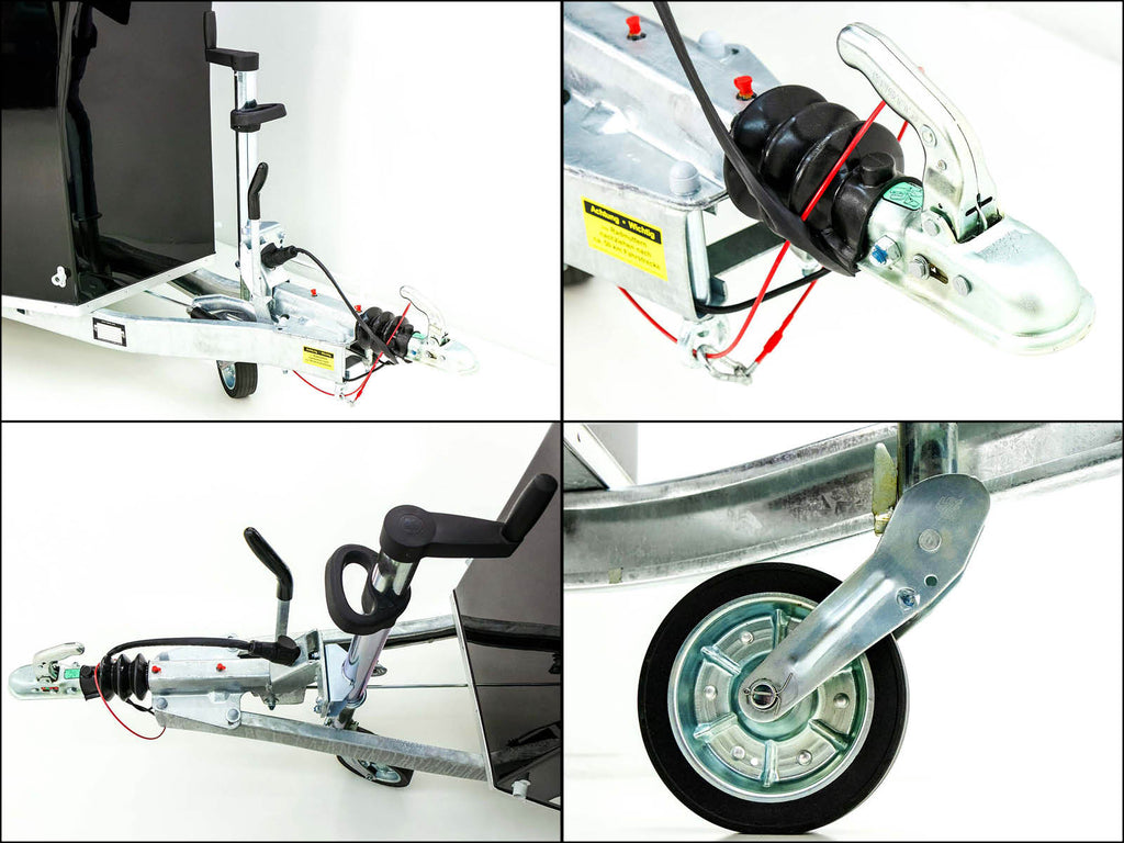 Cheval Liberte Pferdeanhänger GOLD One 1,5er | Pullmann-Fahrwerk | Sattelkammer | schwarz-Neu