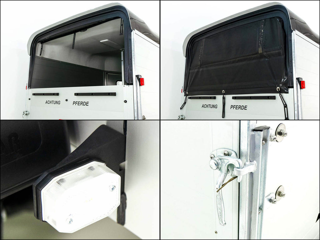 Cheval Liberte Pferdeanhänger GOLD One 1,5er | Pullmann-Fahrwerk | Sattelkammer | schwarz-Neu