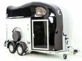 Cheval Liberte Pferdeanhänger GOLD One 1,5er | Pullmann-Fahrwerk | Sattelkammer | schwarz-Neu