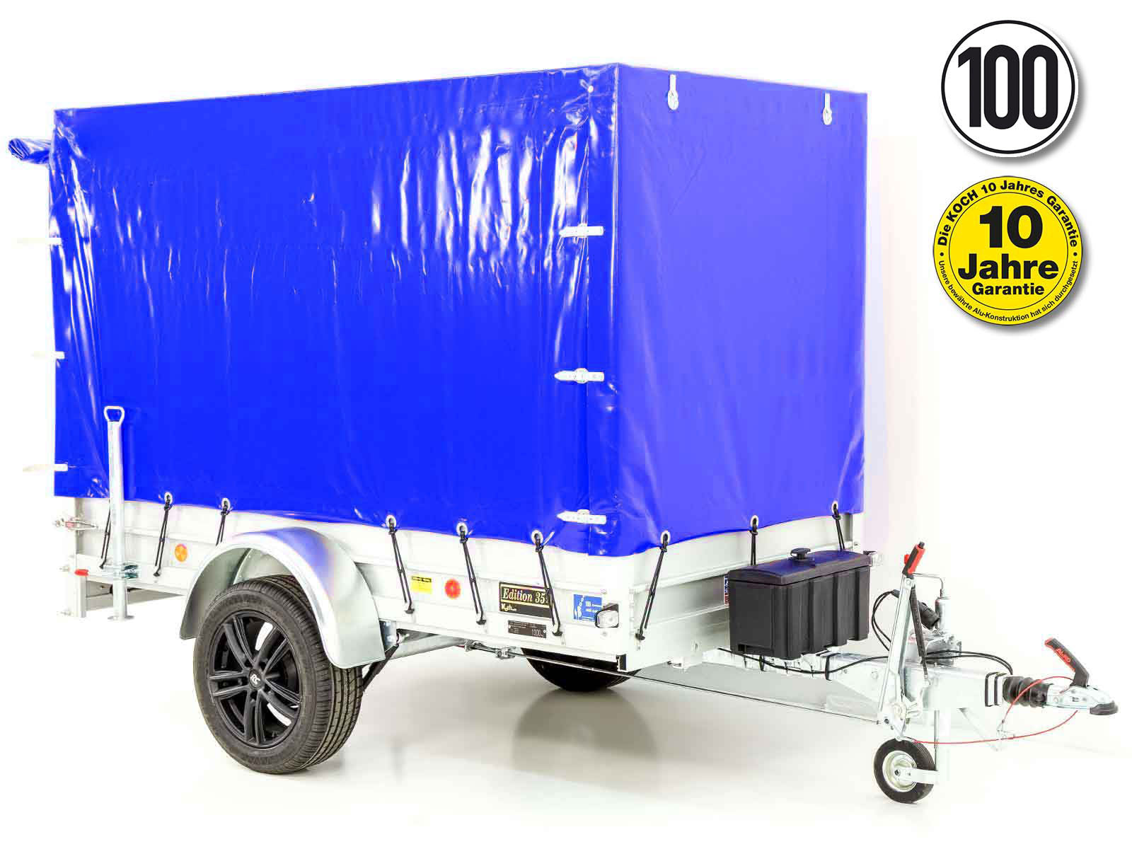 Anhänger „Edition 35“ 125x250cm 1300kg | Typ 4.13 | Hochplane 160cm