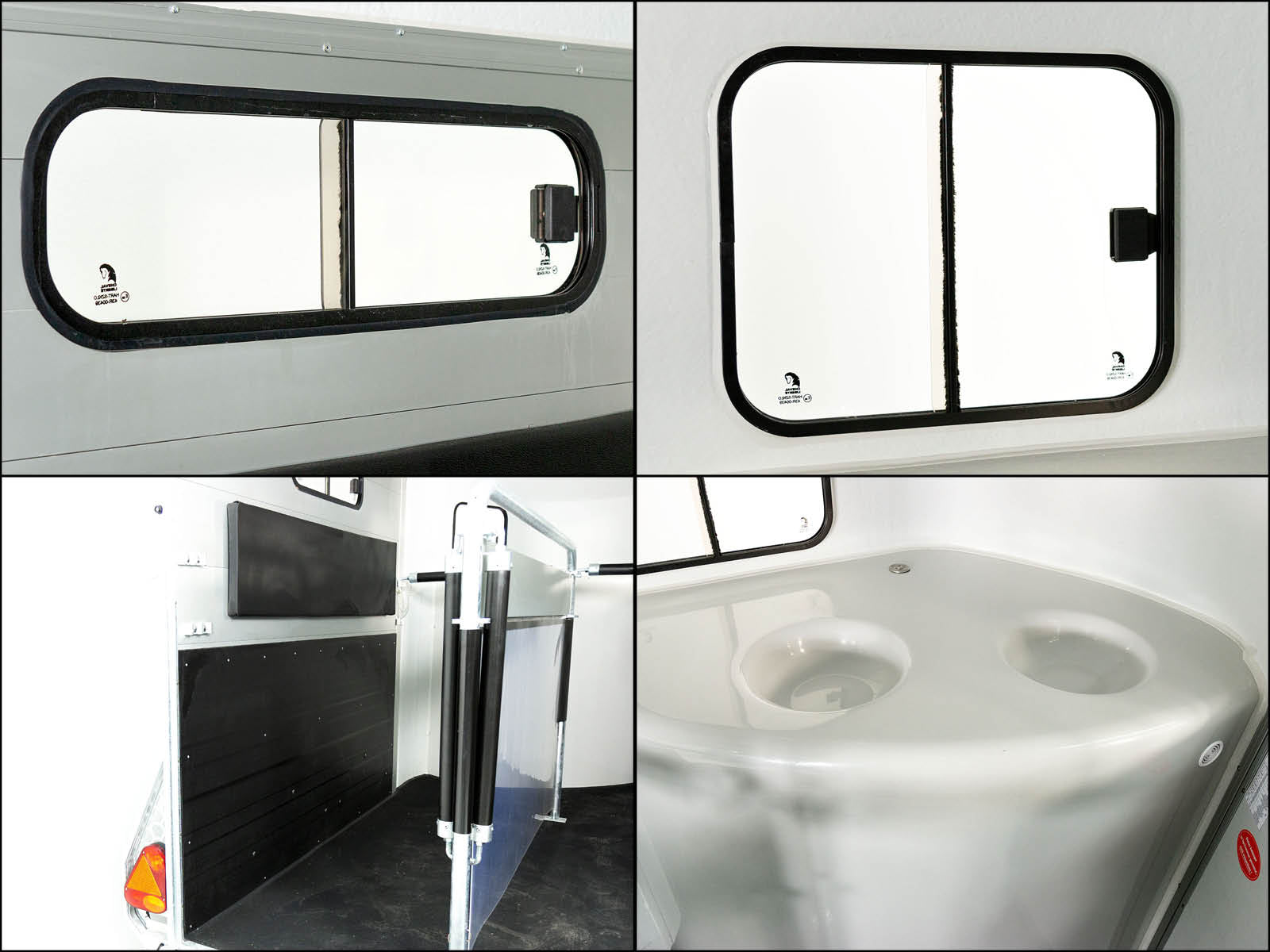 Cheval Liberte Pferdeanhänger GOLD 3 | Premium | Pullman 2 | Sattelkammer | blau-Neu