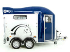 Cheval Liberte Pferdeanhänger GOLD 3 | Premium | Pullman 2 | Sattelkammer | blau-Neu