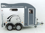 Cheval Liberte Pferdeanhänger GOLD 3 | Premium | Pullman 2 | Sattelkammer | grau-Neu