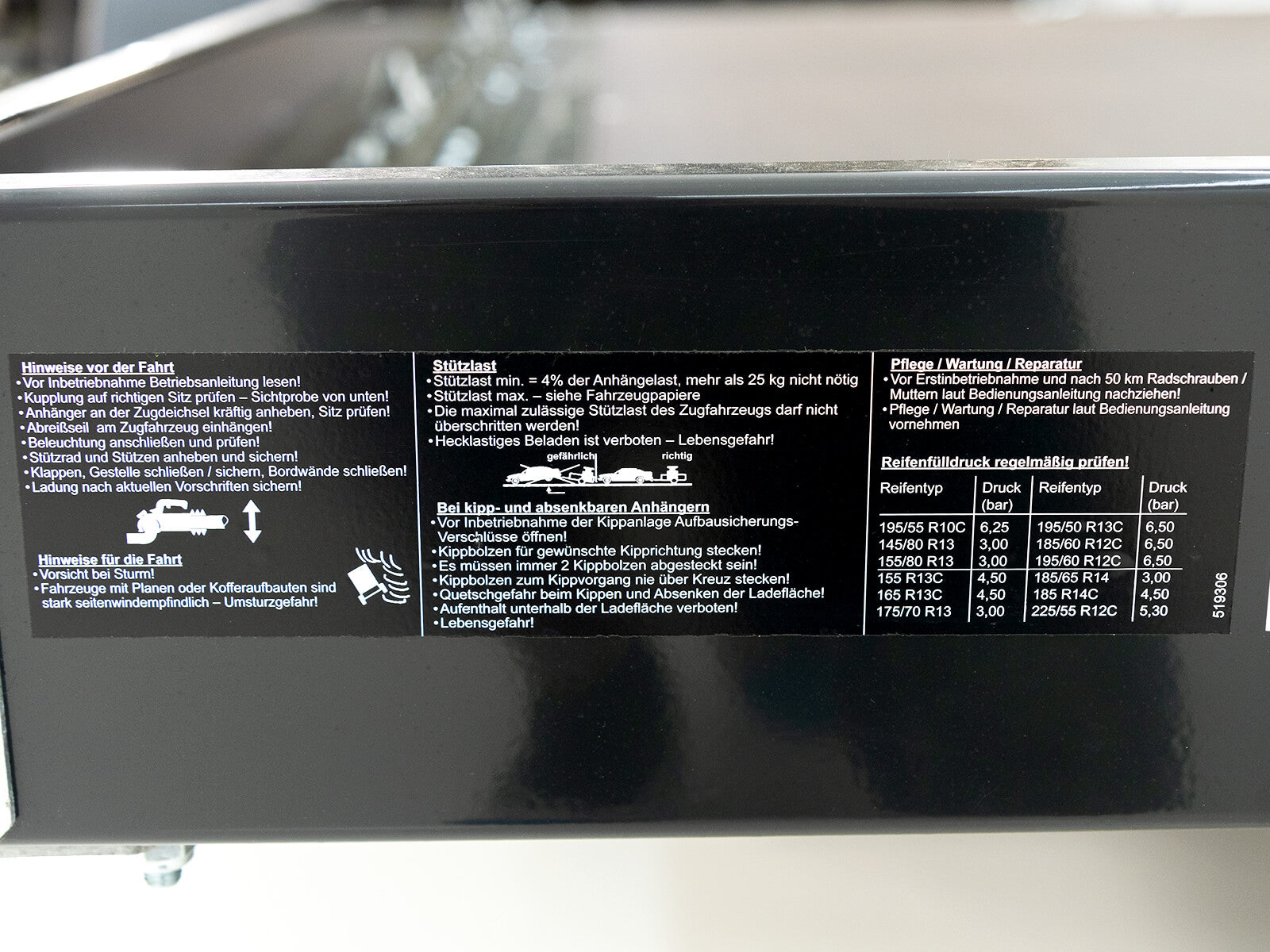 Unsinn Absenkanhänger AS 1531 180x315cm 1,5t-Neu