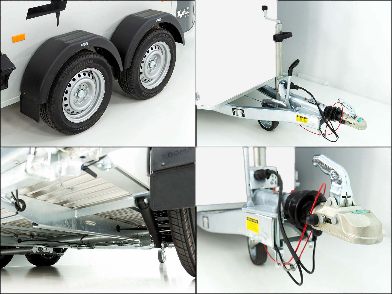 Cheval Liberte Pferdeanhänger GOLD 3 | Premium | Pullman 2 | Sattelkammer | weiß-Neu