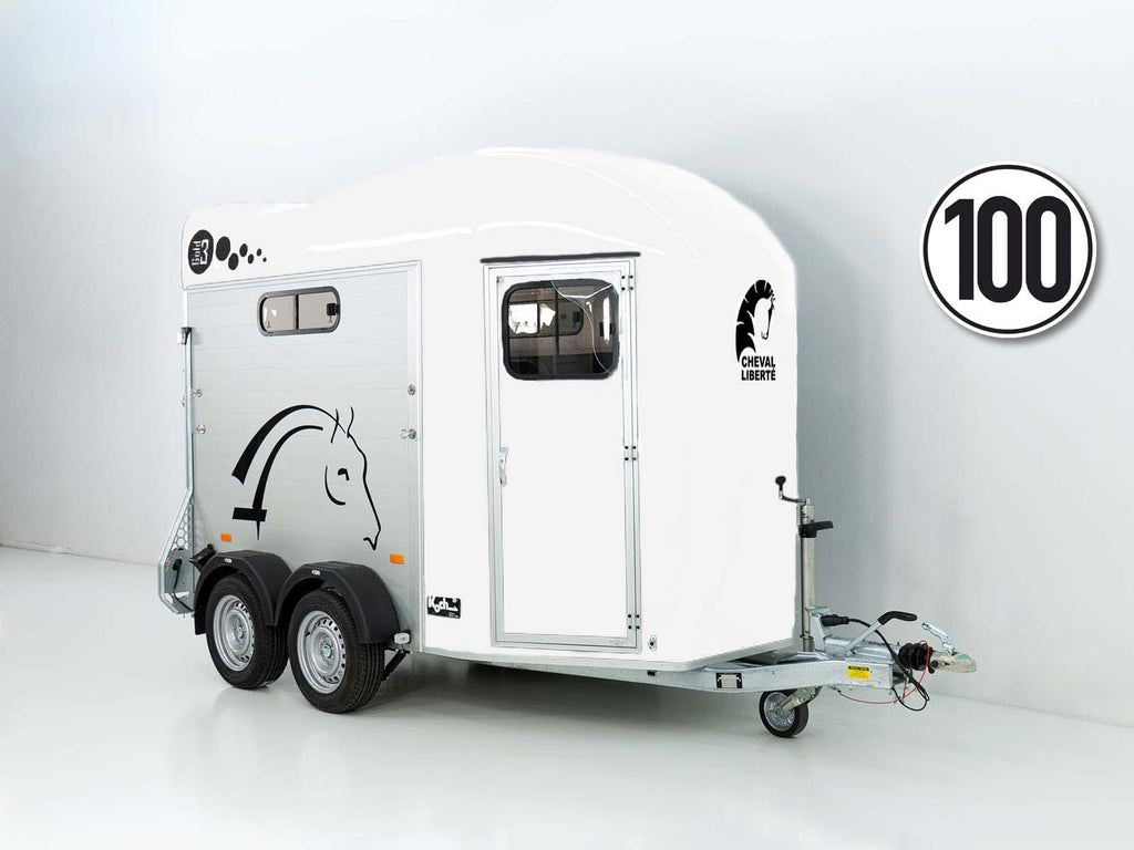 Cheval Liberte Pferdeanhänger GOLD 3 | Premium | Pullman 2 | Sattelkammer | weiß-Neu
