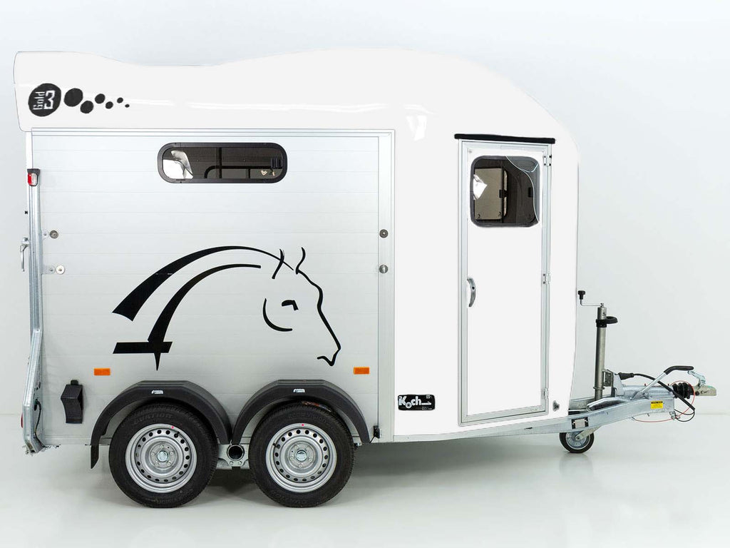 Cheval Liberte Pferdeanhänger GOLD 3 | Premium | Pullman 2 | Sattelkammer | weiß-Neu