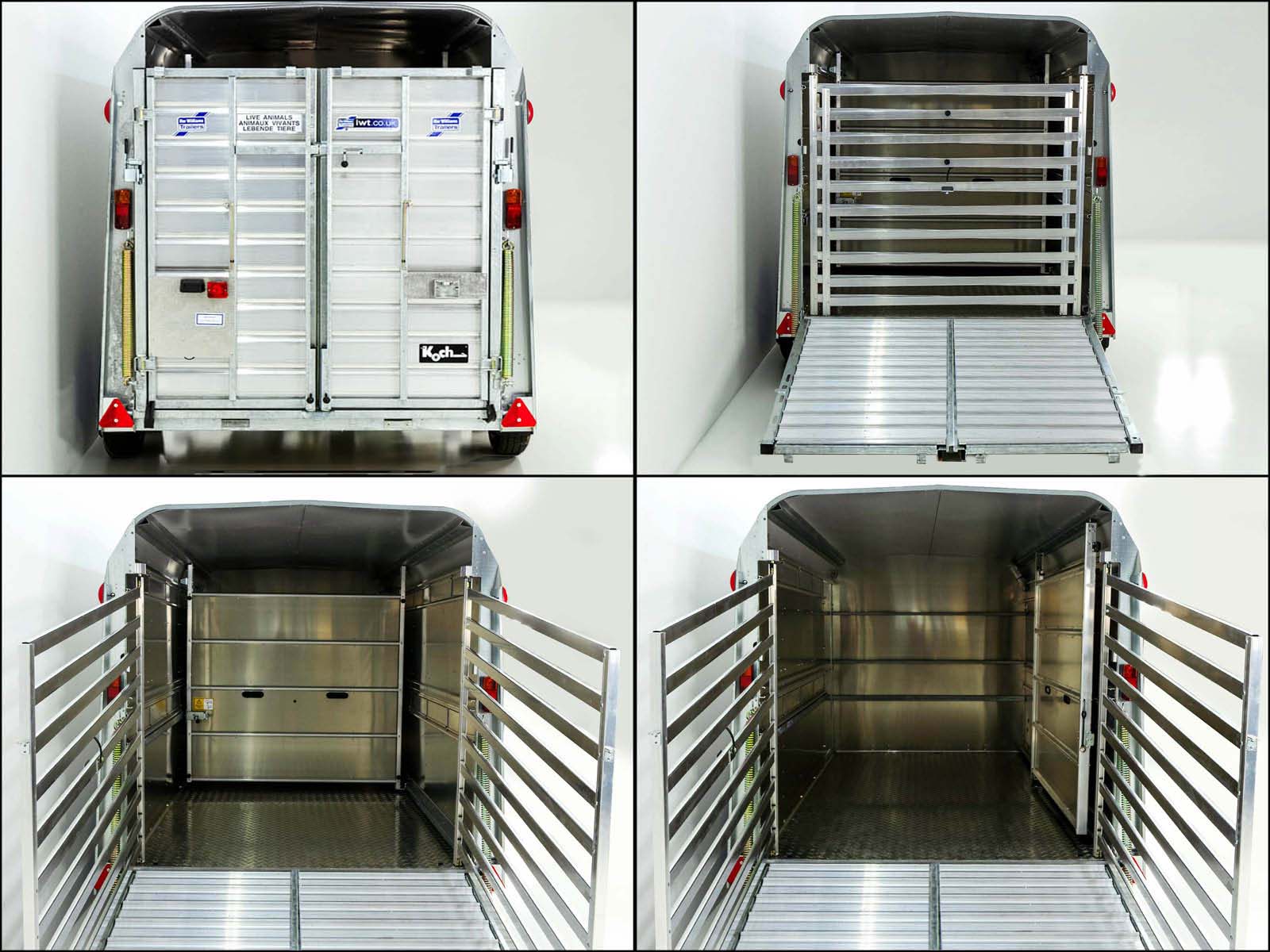 Ifor Williams Viehanhänger TA510 10×6 178×311 cm Höhe: 183 cm | Rampe/Tür-Neu 5366,40 € inkl. MwSt
