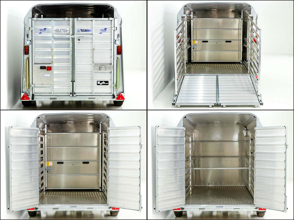 Ifor Williams Viehanhänger TA510 10×6 178×311 cm Höhe: 183 cm | Rampe/Tür-Neu 5366,40 € inkl. MwSt