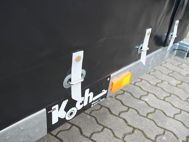 Vezeko Absenkanhänger 162x272x155 1,3t Hochplane Schwarz-Neu