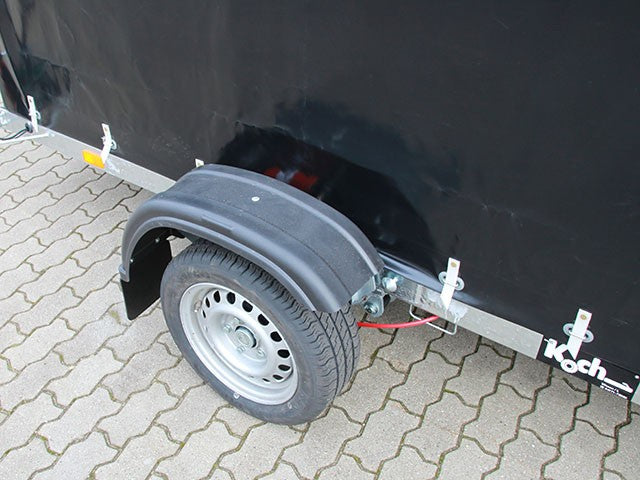 Vezeko Absenkanhänger 162x272x155 1,3t Hochplane Schwarz-Neu