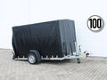 Vezeko Absenkanhänger 162x272x155 1,3t Hochplane Schwarz-Neu