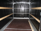 Vezeko Absenkanhänger 162x272x155 1,3t Hochplane Schwarz-Neu