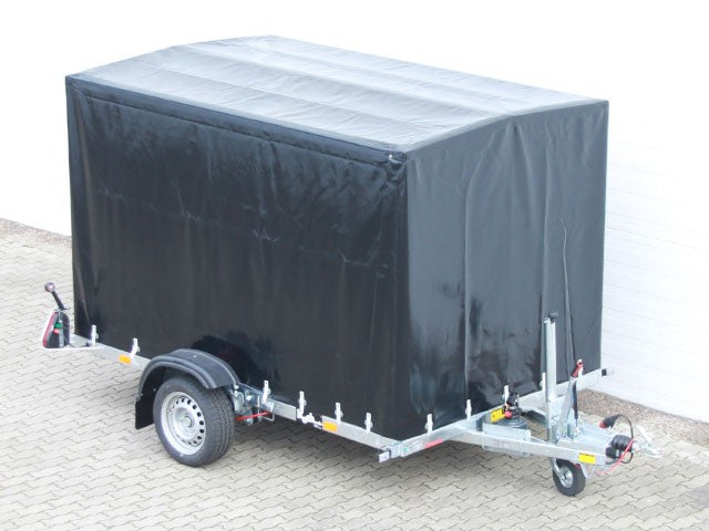 Vezeko Absenkanhänger 162x272x155 1,3t Hochplane Schwarz-Neu