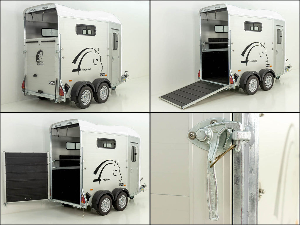 Cheval Liberte Pferdeanhänger Touring One 1,5er | Pullman-Fahrwerk | Frontausstieg
