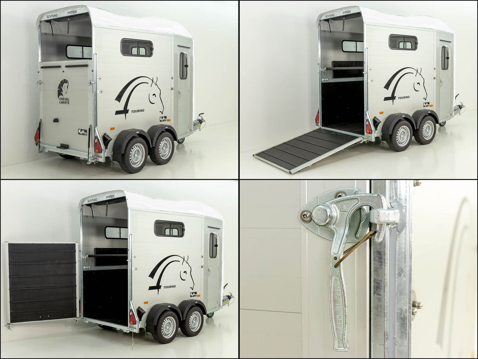 Cheval Liberte Pferdeanhänger Touring One 1,5er | Pullman-Fahrwerk | Frontausstieg