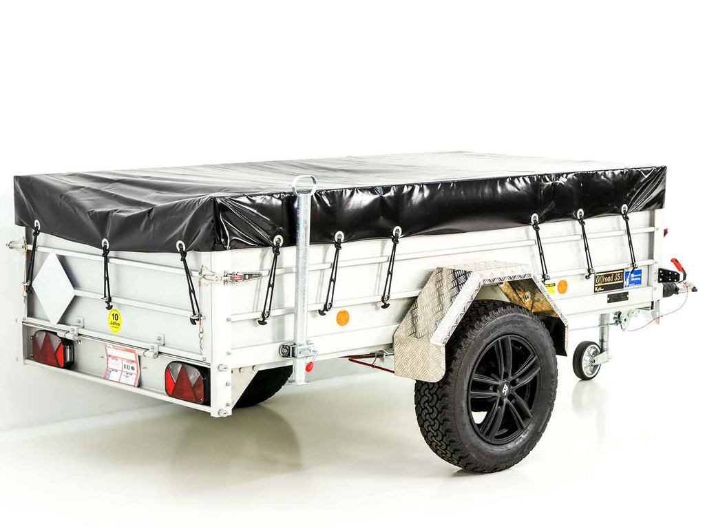 Anhänger „CROSSLINE“ 125×250 cm 1300 kg | Höhe 60 cm | Aluboden | Typ 4.13-Neu