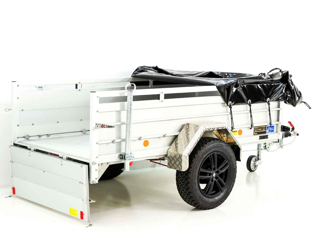 Anhänger „CROSSLINE“ 125×250 cm 1300 kg | Höhe 60 cm | Aluboden | Typ 4.13-Neu