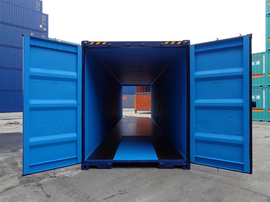 40 Fuß High-Cube-Doppeltürcontainer