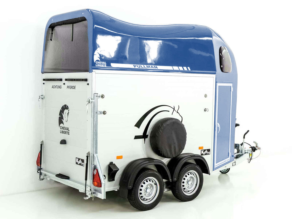 Cheval Liberte Pferdeanhänger GOLD One 1,5er | Pullman-Fahrwerk | blau-Neu