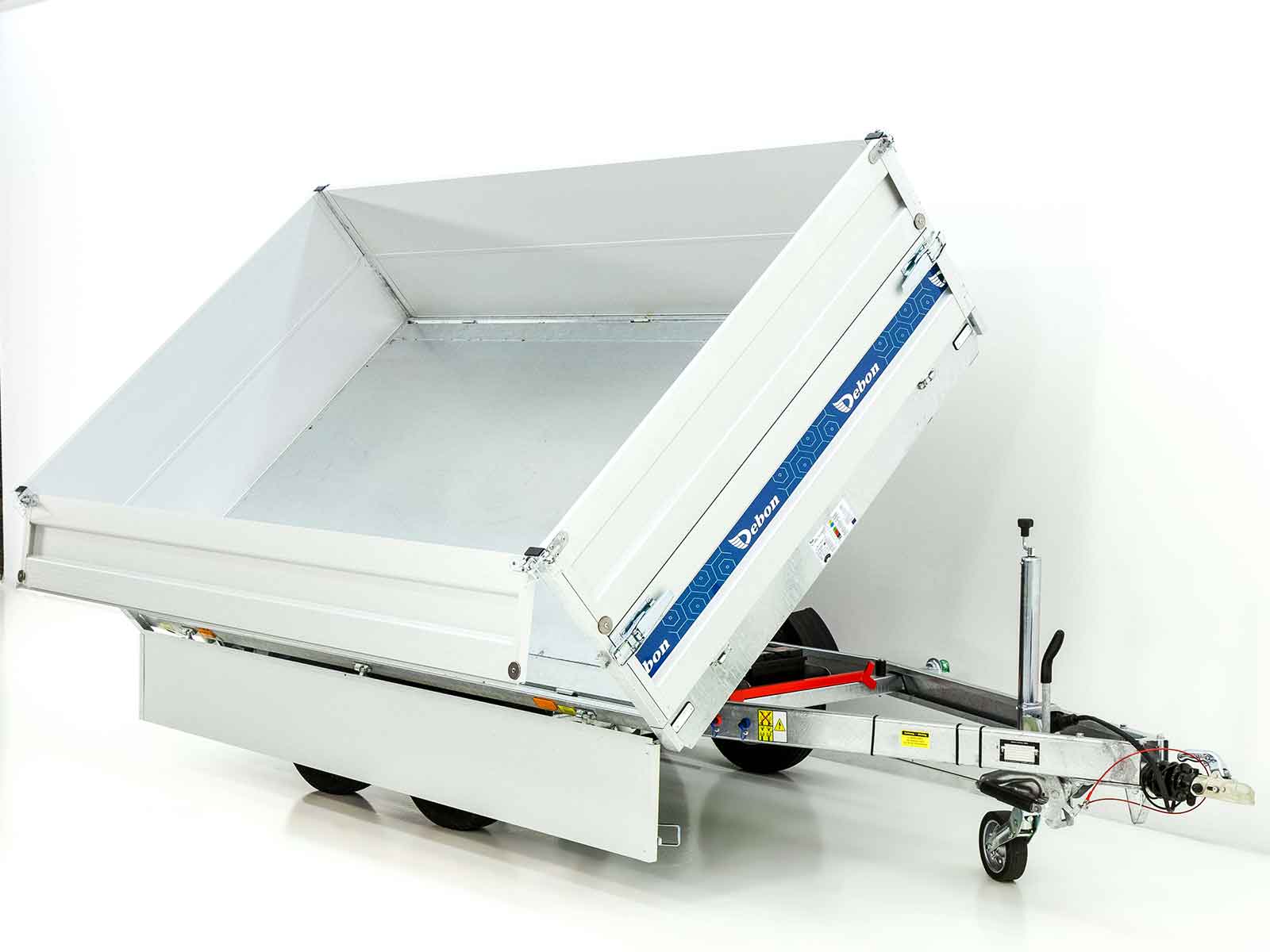 Debon Dreiseitenkipper 180×306 2,6t | E-Pumpe | BWA-Neu