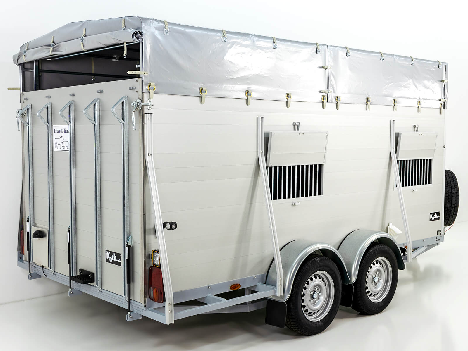 Alf Profi Viehanhänger 185×450 cm Höhe: 185 cm 3,5t Klappenkombi-Neu