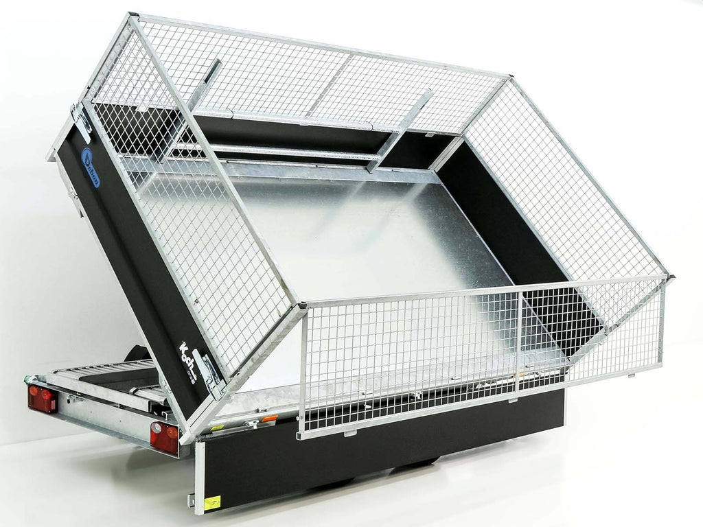 Debon Dreiseitenkipper 180×324 3,5t | Black Edition | Gitter | Rampen | Stützen-Neu