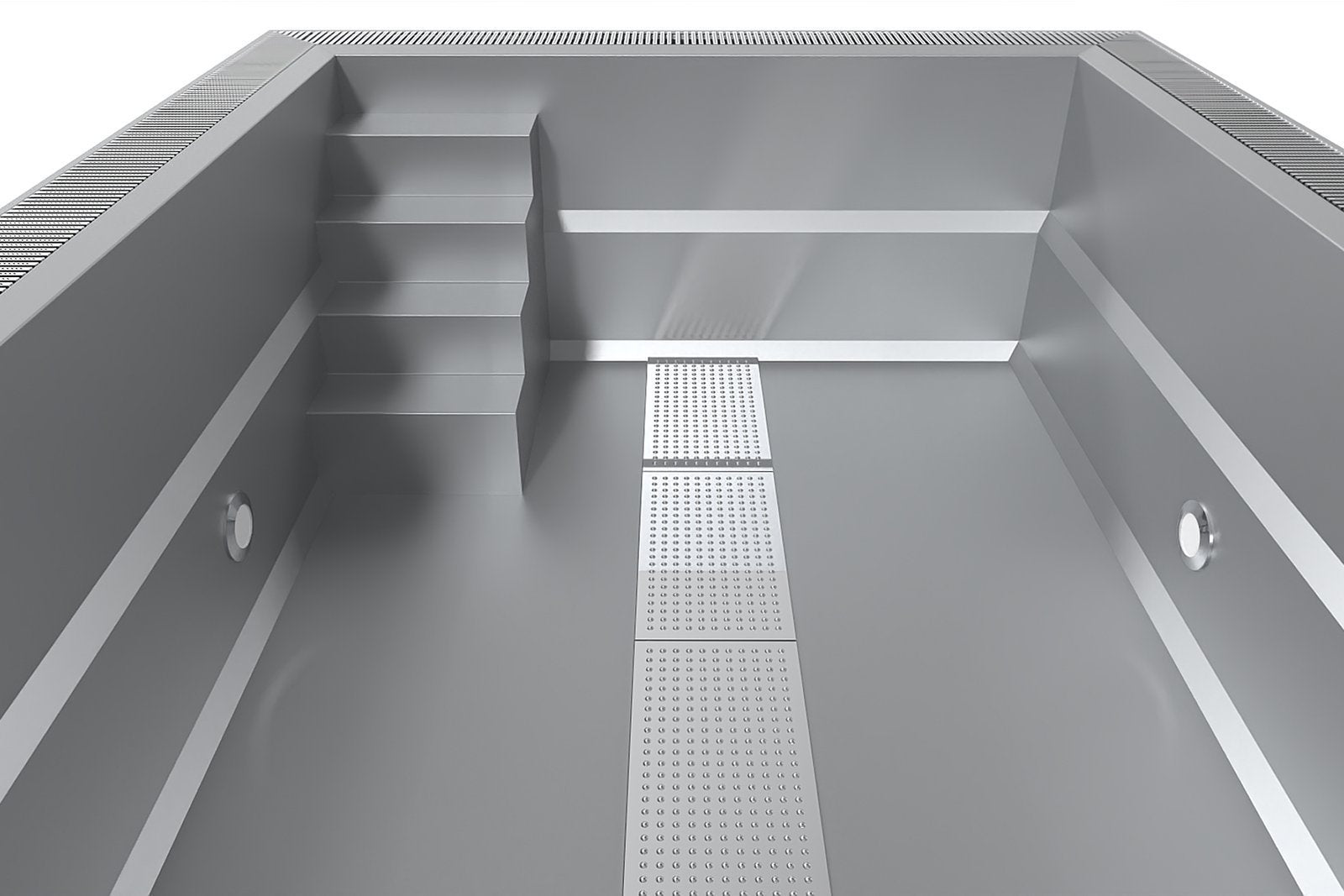 Pool Expert Edelstahlschwimmbecken 3x6x1,34 m