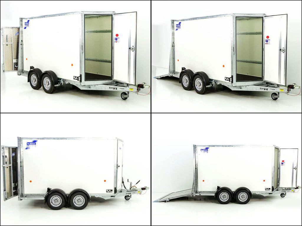 Ifor Williams Kofferanhänger BV 125G 147x360cm H:214cm 2,7t | Klappenkombi-Neu
