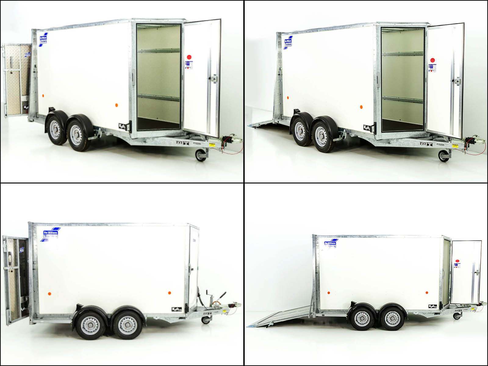 Ifor Williams Kofferanhänger BV 125G 147x360cm H:214cm 2,7t | Klappenkombi-Neu