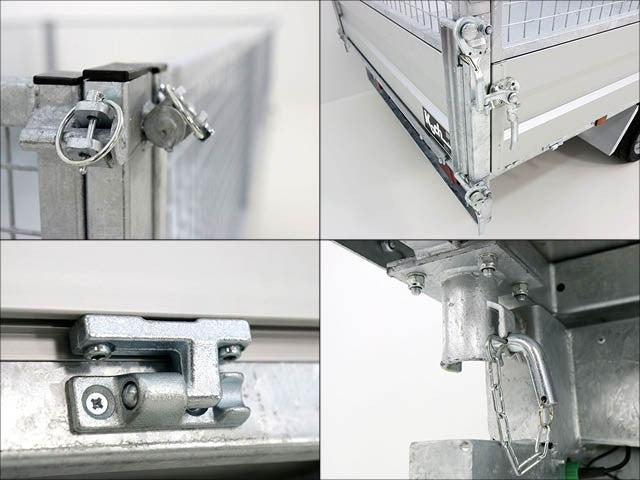 Variant Dreiseitenkipper VDK 185×360 3,5t | Blattfedern | E-Pumpe | Rampent | Gitter-Neu