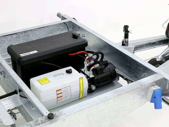 Variant Dreiseitenkipper VDK 185×360 3,5t | Blattfedern | E-Pumpe | Rampent | Gitter-Neu