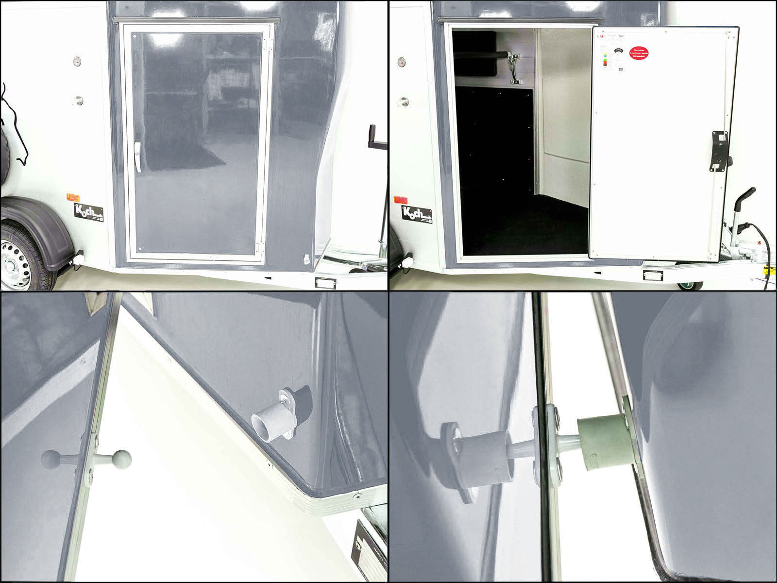 Cheval Liberte Pferdeanhänger GOLD One 1,5er | Pullman-Fahrwerk | grau-Neu