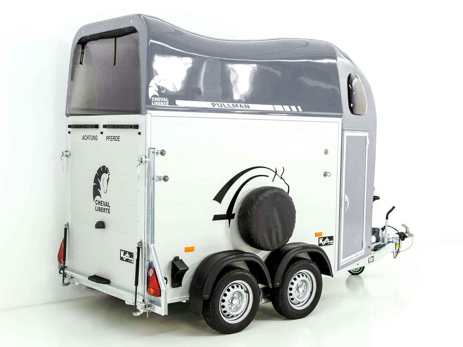 Cheval Liberte Pferdeanhänger GOLD One 1,5er | Pullman-Fahrwerk | grau-Neu