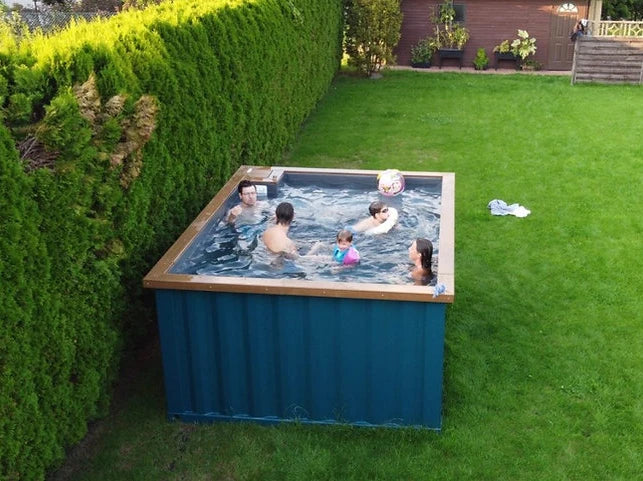 Container Spa Pool 3,0m x 3,0m, Whirlpool, neu