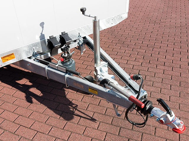 Vezeko Autotrailer Cargo Race Master 230×550 cm H210 cm 3,5t | E-Winde | silber-Neu