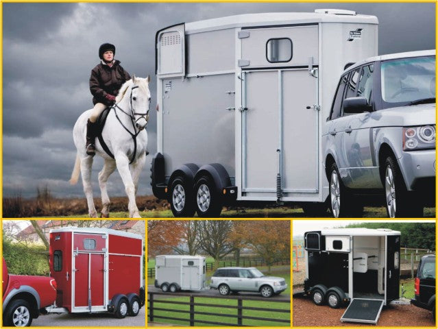 Ifor Williams Pferdeanhänger HB506| Frontausstieg | Klappenkombi|  Schwarz-Neu