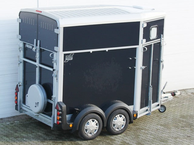 Ifor Williams Pferdeanhänger HB506| Frontausstieg | Klappenkombi|  Schwarz-Neu