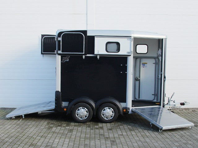 Ifor Williams Pferdeanhänger HB506| Frontausstieg | Klappenkombi|  Schwarz-Neu