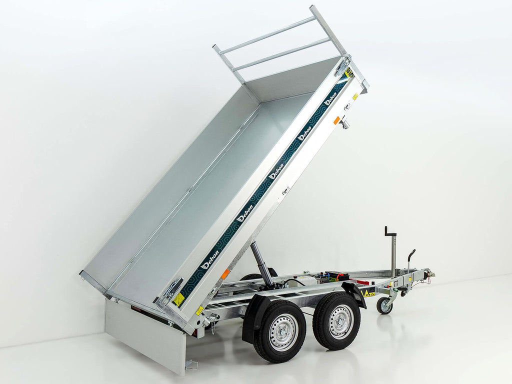 Debon Dreiseitenkipper 180×306 2,6t | E-Pumpe | Rampen | Stützen-Neu