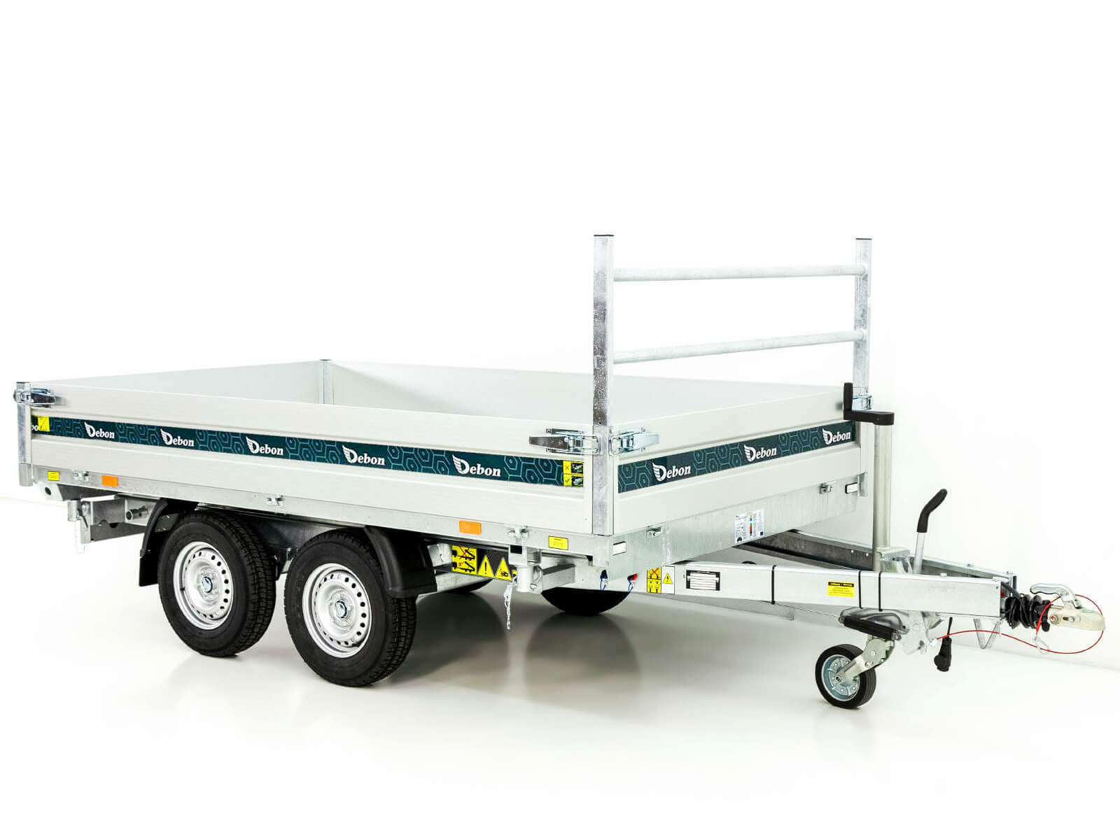 Debon Dreiseitenkipper 180×306 2,6t | E-Pumpe | Rampen | Stützen-Neu