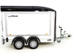 Debon Kofferanhänger C500 Sandwich 164x300cm H:200cm 2,0t | Alu | Polybug | Tür | Schwarz-Neu