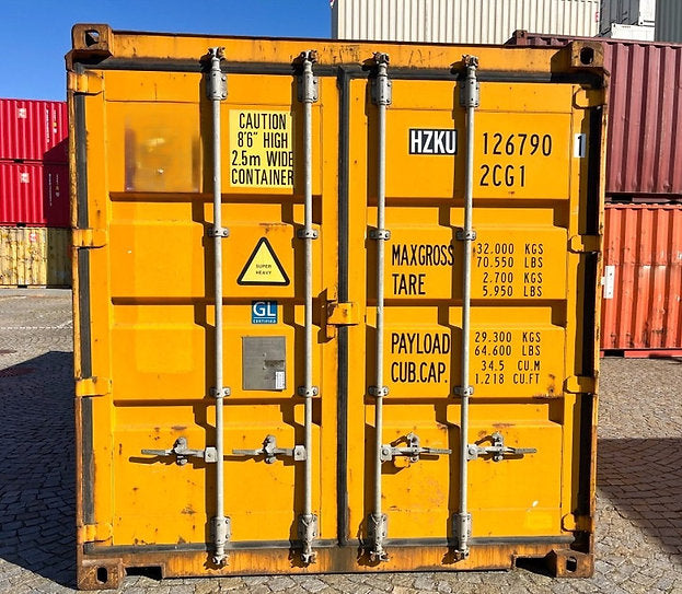 Gebrauchter 20 Fuß palettenbreiter CW-Versandcontainer