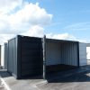 20 Fuß Open Side Lagercontainer – Schwarz