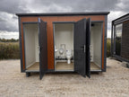 Neuer Sanitärpavillon – 3 Separate Kabinen, WC, Urinal, Waschbecken