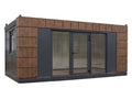 Gartenbüro 5×3 Helsinki mit WC und Küche auf der linken Seite