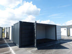 20 Fuß Open Side Lagercontainer – Schwarz